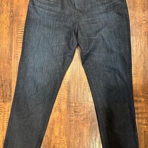 Ag Adriano Goldschmied Blue Ankle Cropped Jeans